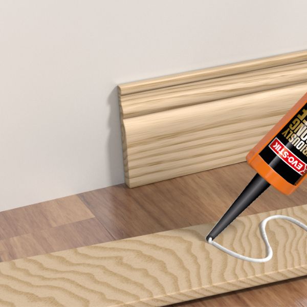 How to seal skirting boards with EVO-STIK decorator's caulk 