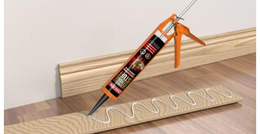 How to seal skirting boards with EVO-STIK decorator's caulk 