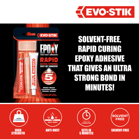 EVO-STIK Epoxy Rapid Tubes