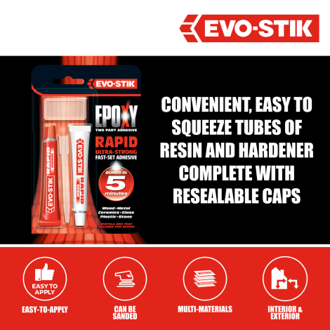 EVO-STIK Epoxy Rapid Tubes