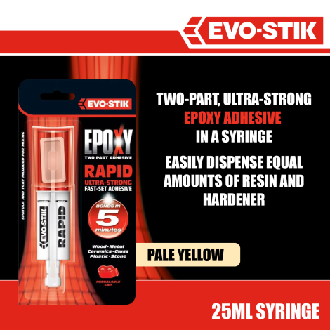 EVO-STIK Epoxy Rapid Syringe USPs