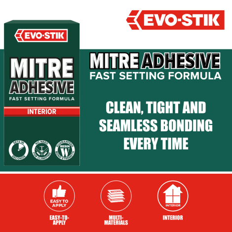 Discover EVO-STIK Mitre Adhesive Kit | Mitre Bond Kit