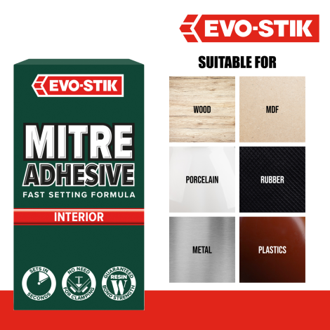 Discover EVO-STIK Mitre Adhesive Kit | Mitre Bond Kit