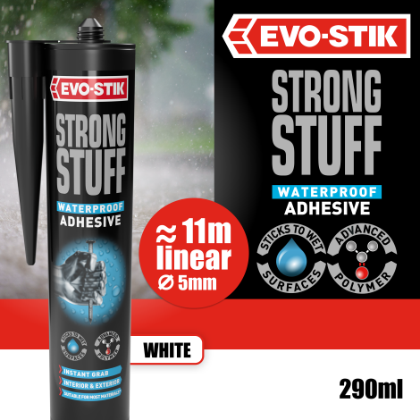 EVO-STIK Strong Stuff Waterproof Adhesive - USPs