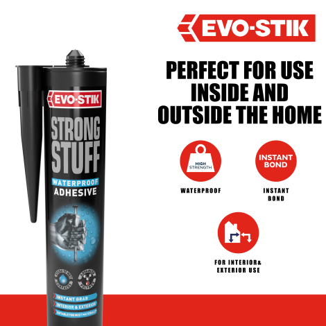 EVO-STIK Strong Stuff Waterproof Adhesive - Features & Benefits 2