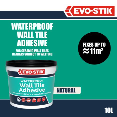 EVO-STIK Waterproof Wall Tile Adhesive - Features