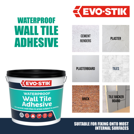 EVO-STIK Waterproof Wall Tile Adhesive - Materials