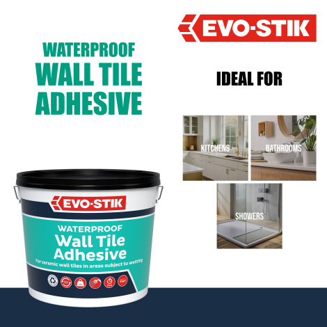EVO-STIK Waterproof Wall Tile Adhesive - Areas