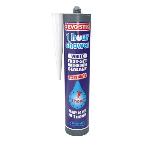 EVO-STIK 1 Hour Shower Bathroom Sealant White