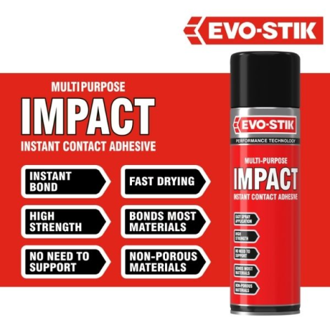 Evo-Stik Impact Spray contact adhesive 200ml