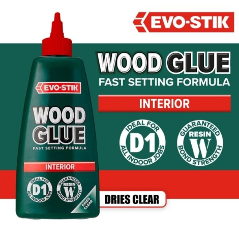 EVO-STIK Resin 'W' Weatherproof Wood Adhesive Blue 250ml