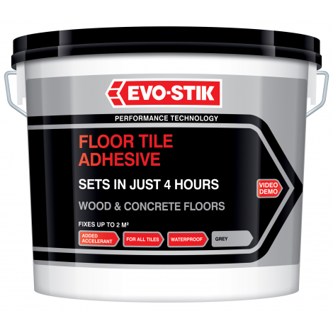 Floor Tile Adhesive Fast Set for Wood and Concrete Floors Floor Tile Adhesive Fast Set for Wood and Concrete Floors