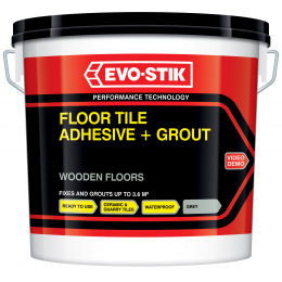 Floor Tile Adhesive and Grout for Wooden Floors