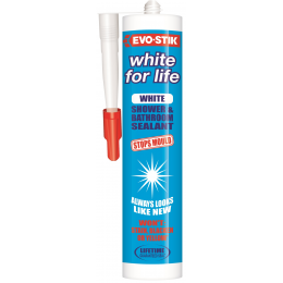 White/Clear for Life Shower & Bathroom Sealant