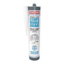 EVO-STIK Stops Mould Dead White | Mould Resistant Silicone