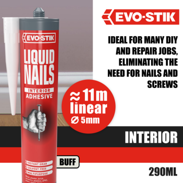 evo stik diy uk liquid nails interior product image