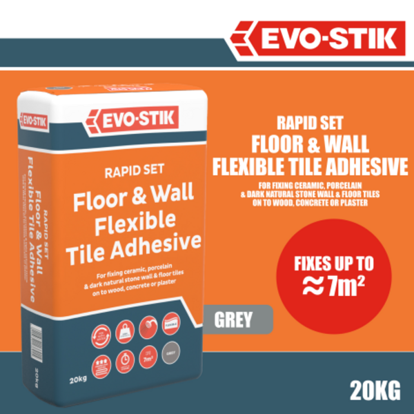 evostik uk Rapid Set Floor Wall Flexible Tile Adhesive product image