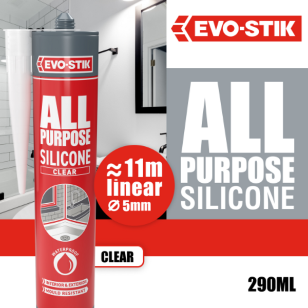 evostik uk all purpose silicone sealant product image