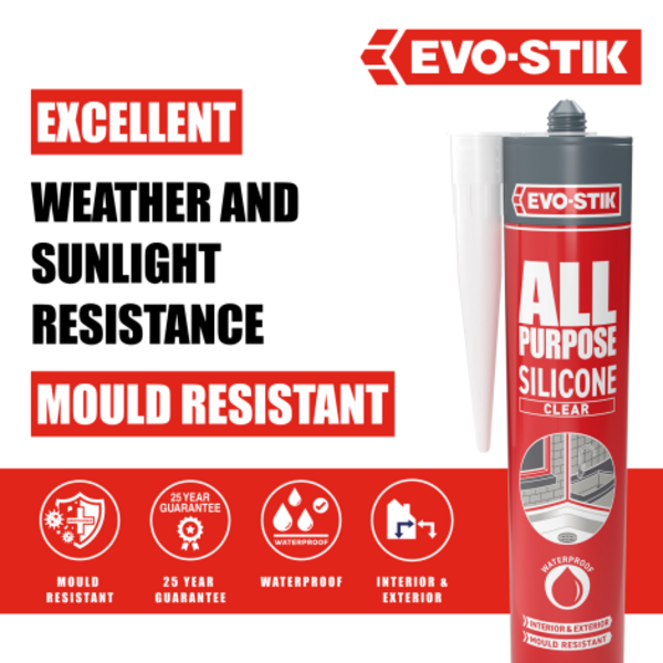 evostik uk all purpose silicone sealant product image