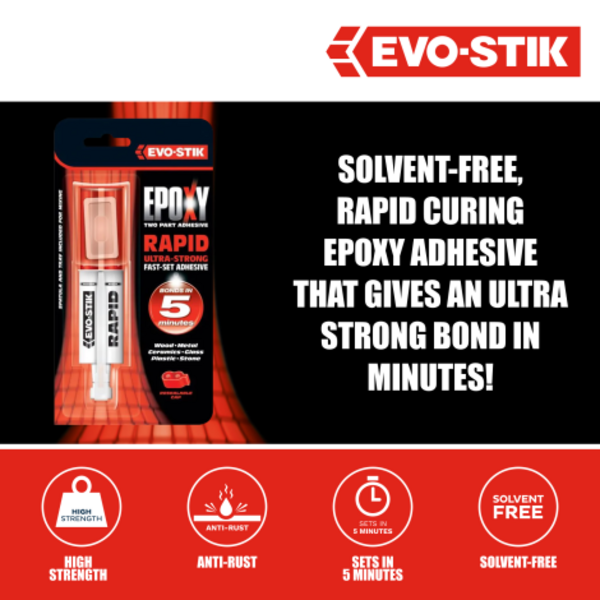 evostik uk epoxy rapid syringe product image
