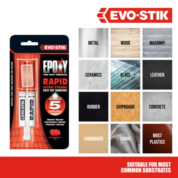 evostik uk epoxy rapid syringe product image