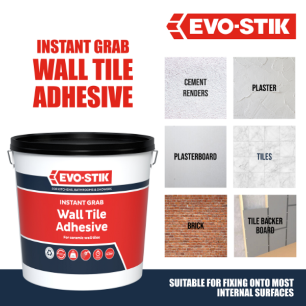 evostik uk instant grab wall tile adhesive product image