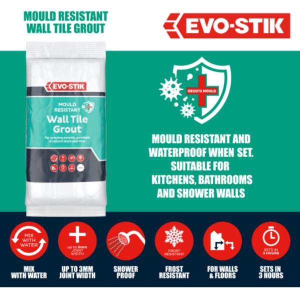 evostik uk mould resis wall grout product image