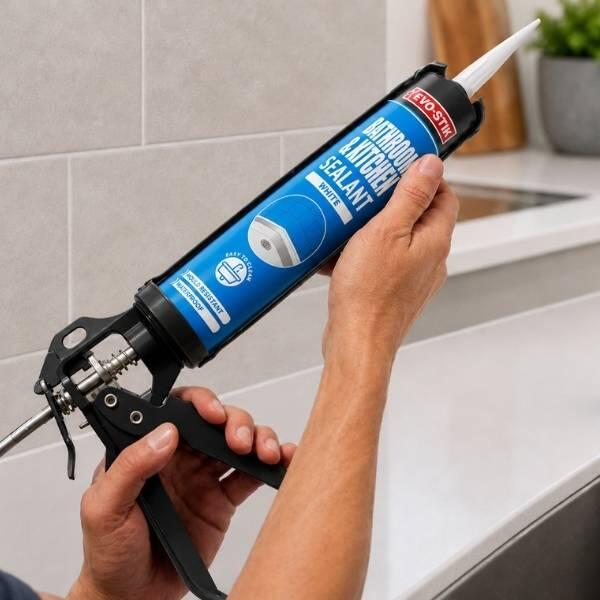 UK How to apply silicone sealant step 3