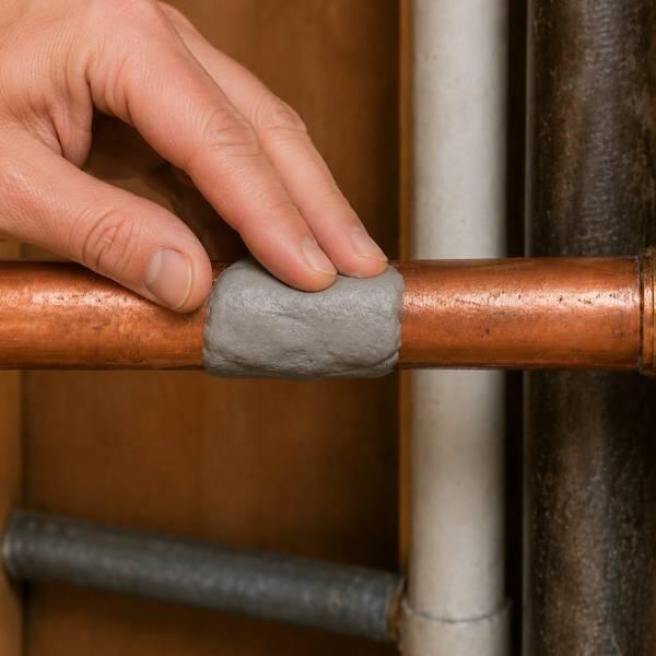 UK How to fix leaking metal pipes step 4