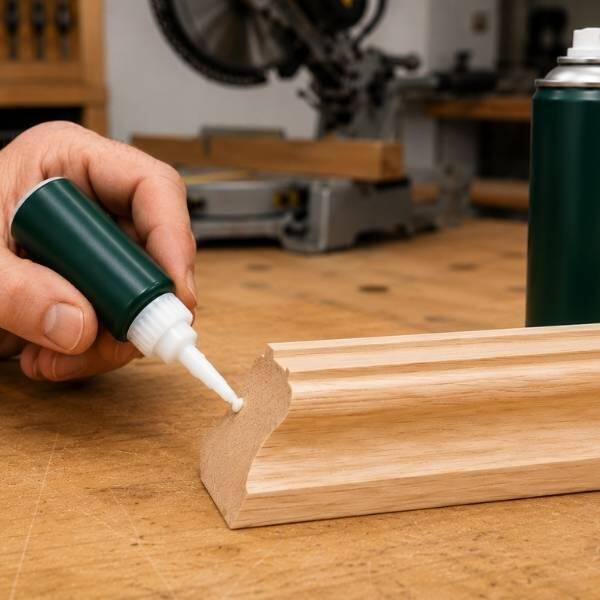 How to glue mitre joints step 2