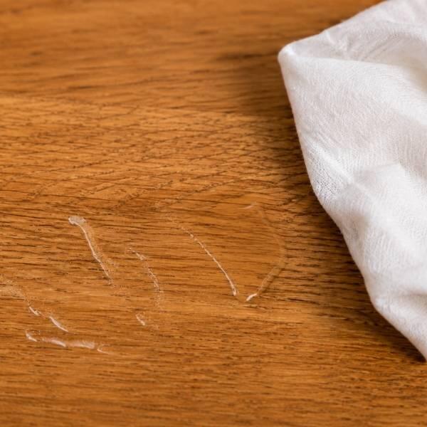 How to remove wood glue from step 3