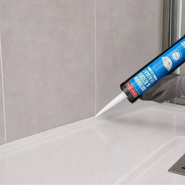 UK How to seal a shower step 4