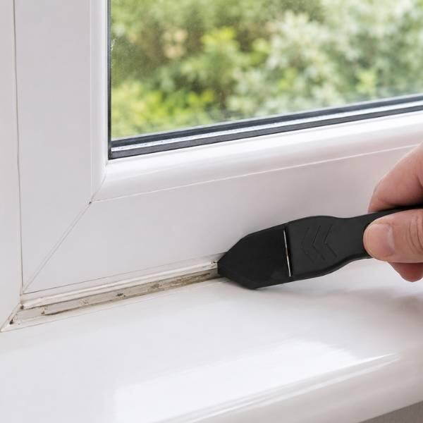 UK How to seal a window frame step 1