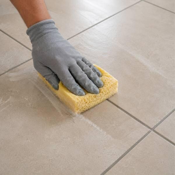 UK How to tile a floor using powder step 8