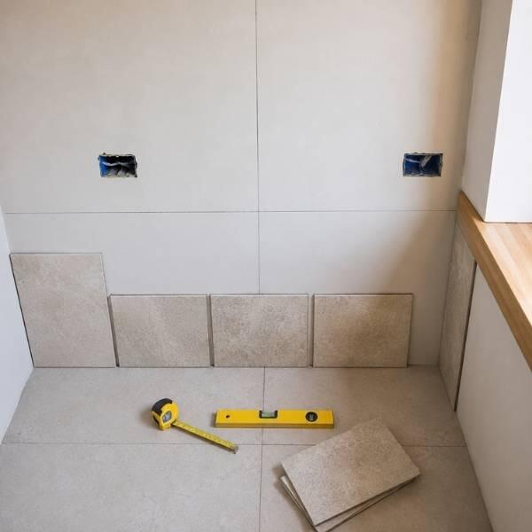 UK How to tile a wall using ready step 2