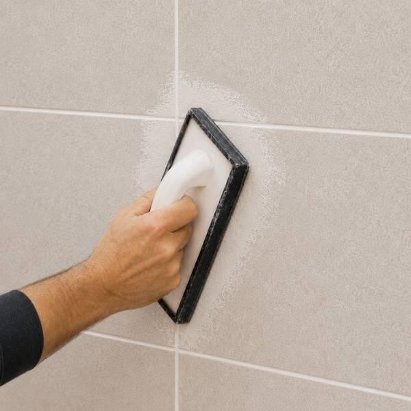UK How to tile a wall using ready step 7